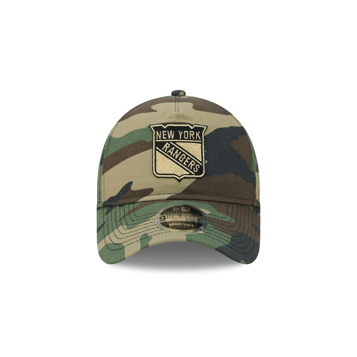 New York Rangers Camo 9FORTY A-Frame Unstructured Snapback Hat