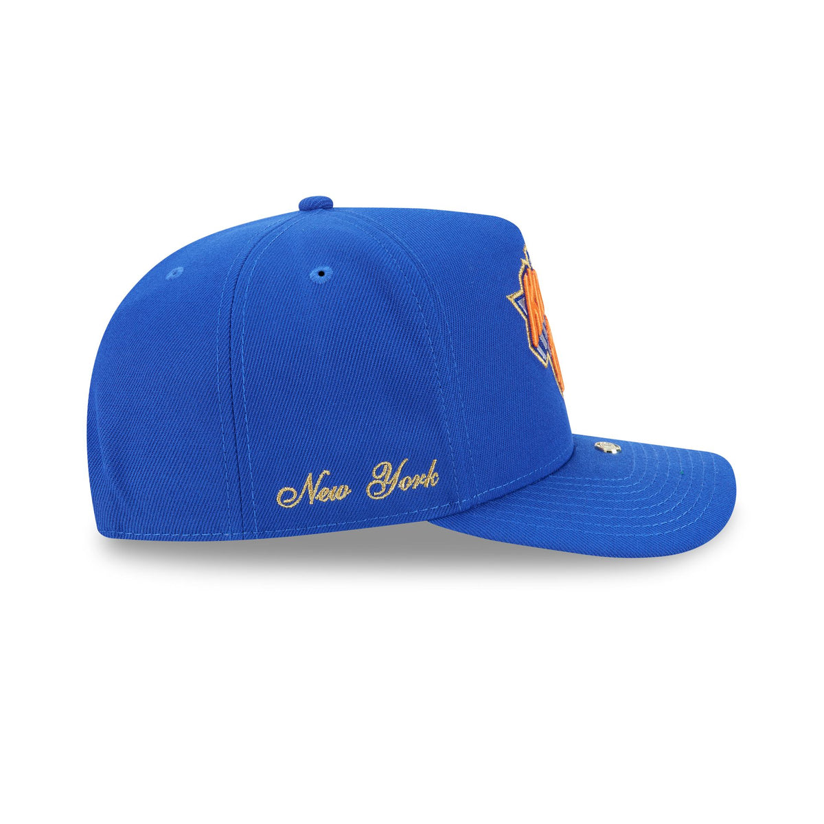 New York Knicks Gold Detail 9FIFTY A-Frame Snapback Hat