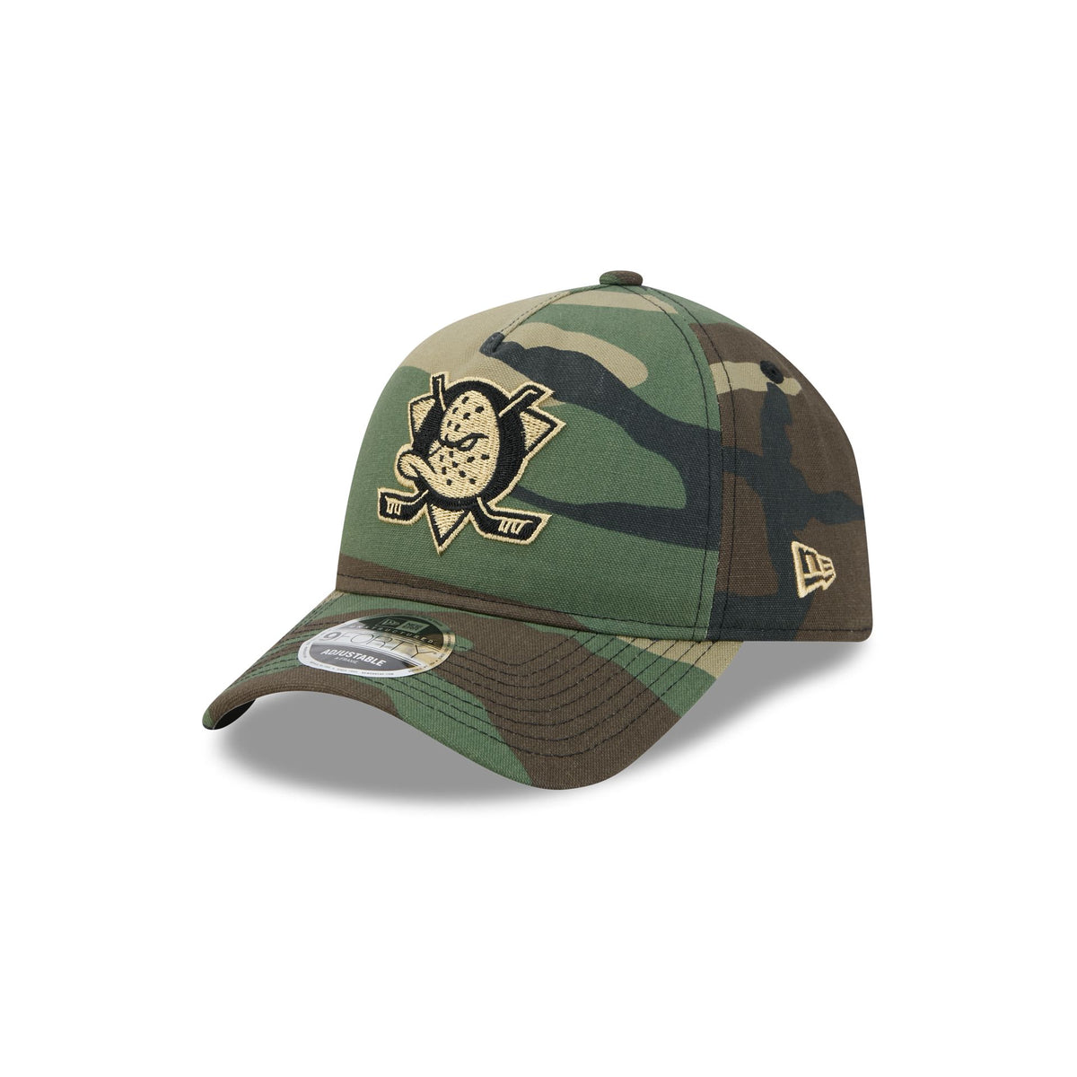 Anaheim Ducks Camo 9FORTY A-Frame Unstructured Snapback Hat