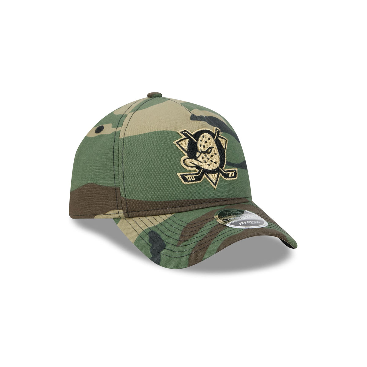 Anaheim Ducks Camo 9FORTY A-Frame Unstructured Snapback Hat