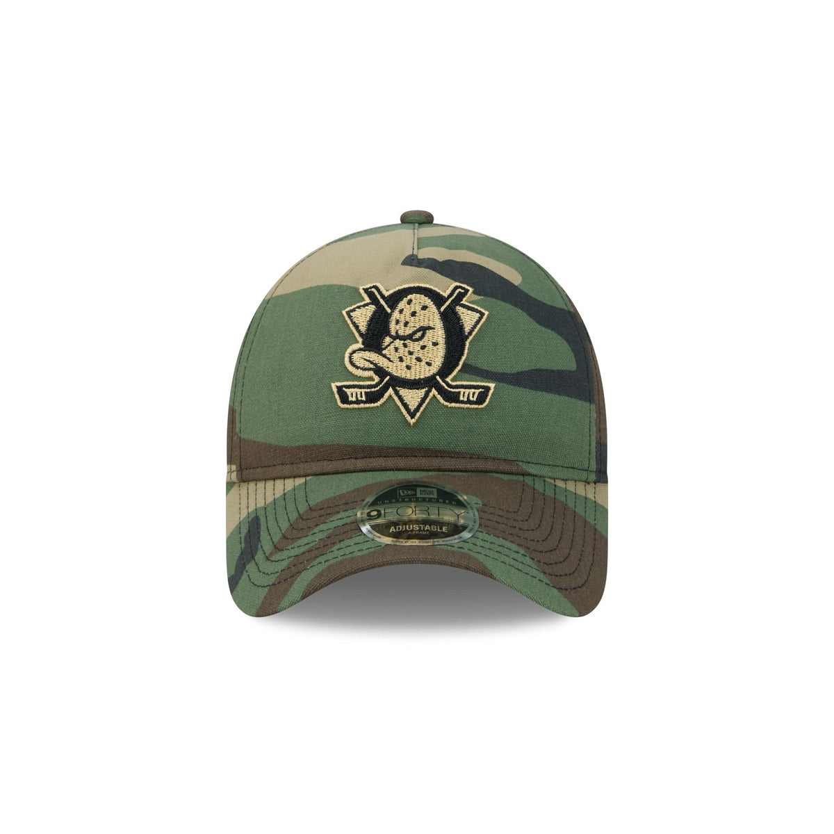 Anaheim Ducks Camo 9FORTY A-Frame Unstructured Snapback Hat