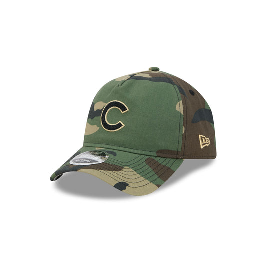 Chicago Cubs Camo 9FORTY A-Frame Unstructured Snapback Hat