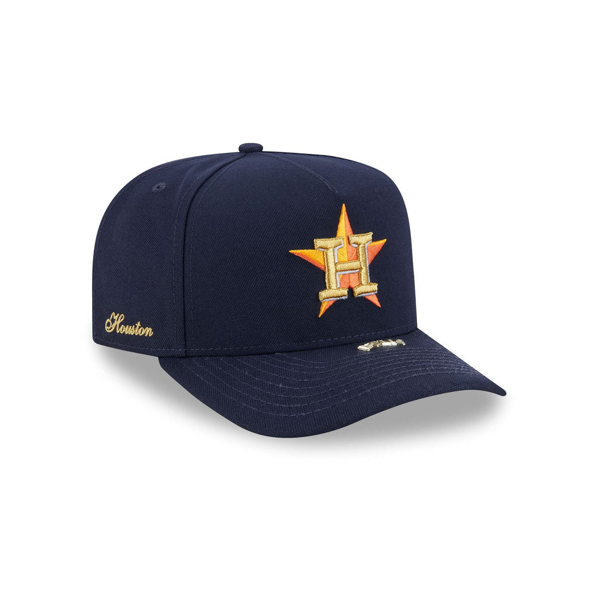 Houston Astros Gold Detail 9FIFTY A-Frame Snapback Hat