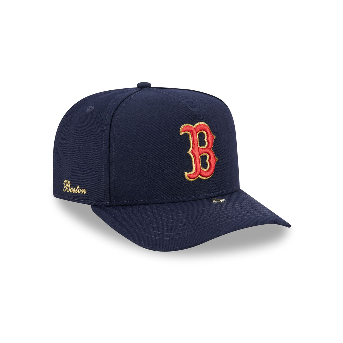 Boston Red Sox Gold Detail 9FIFTY A-Frame Snapback Hat