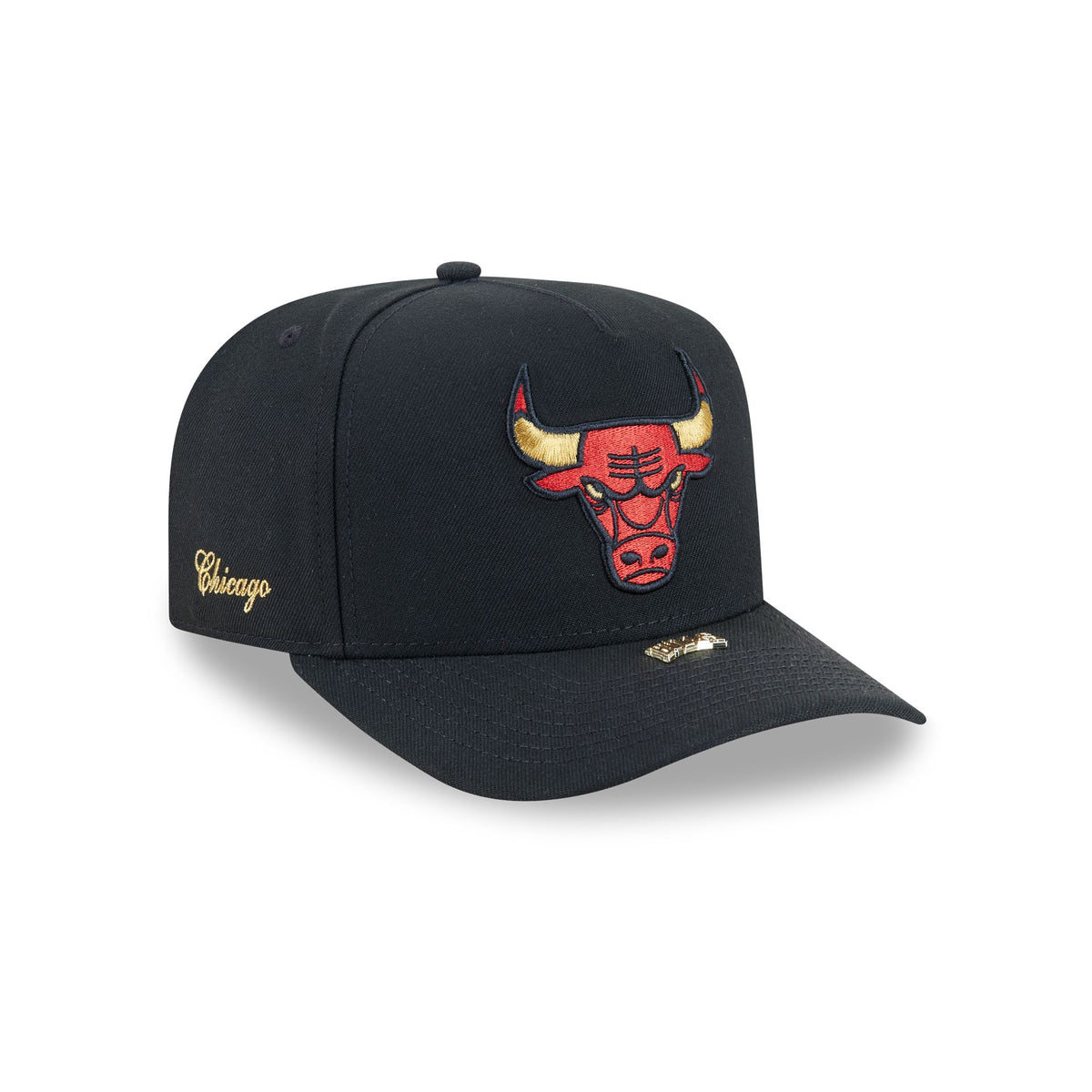 Chicago Bulls Gold Detail 9FIFTY A-Frame Snapback Hat