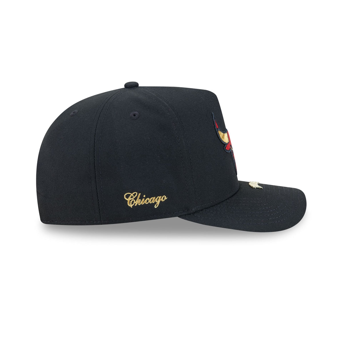 Chicago Bulls Gold Detail 9FIFTY A-Frame Snapback Hat