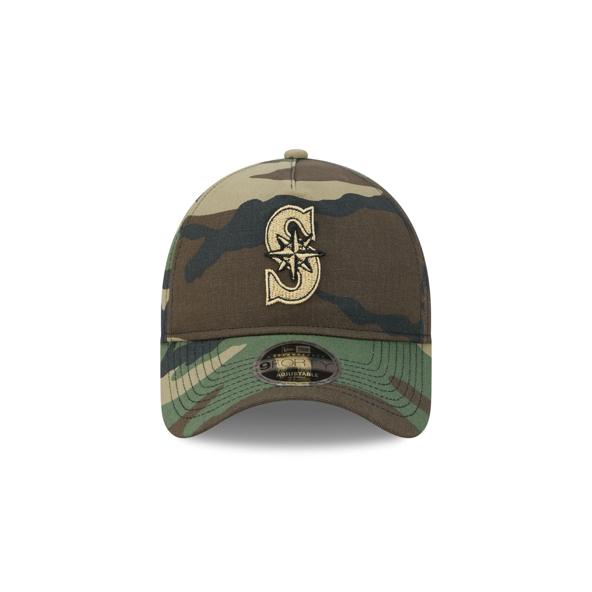 Seattle Mariners Camo 9FORTY A-Frame Unstructured Snapback Hat