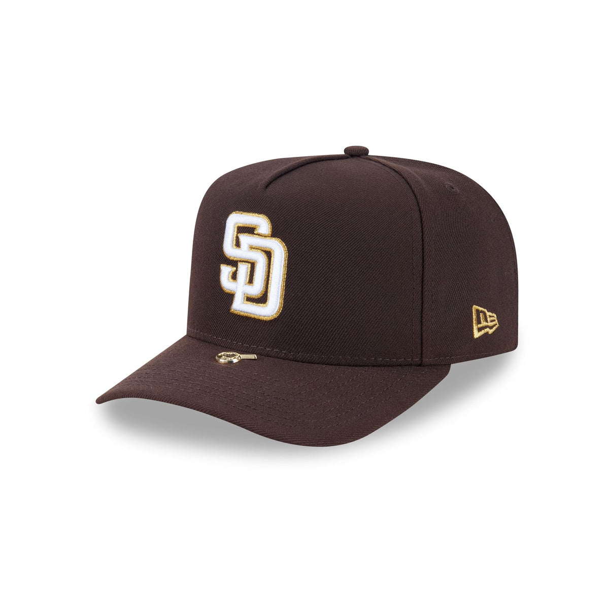 San Diego Padres Gold Detail 9FIFTY A-Frame Snapback Hat