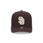 San Diego Padres Gold Detail 9FIFTY A-Frame Snapback Hat