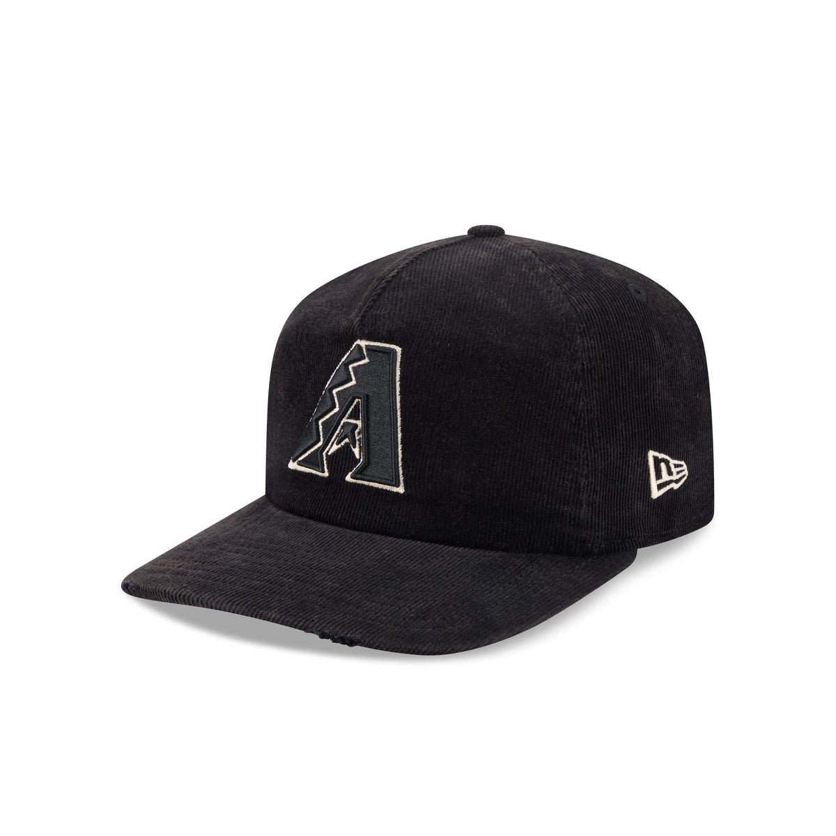 Arizona Diamondbacks Washed Black Corduroy 19TWENTY Adjustable Hat