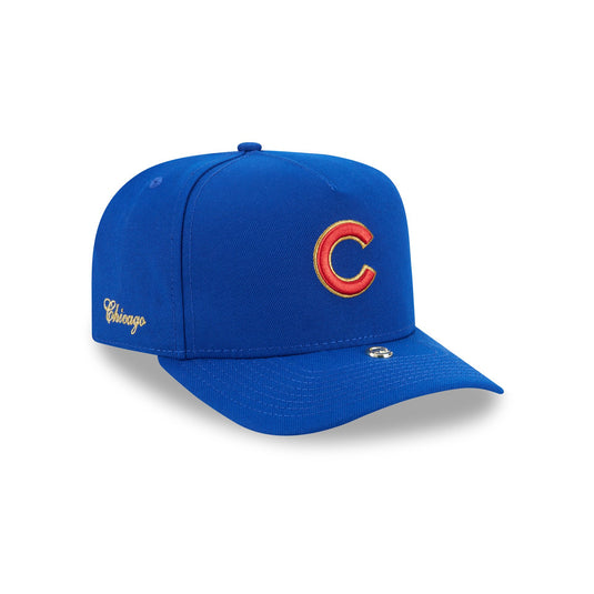 Chicago Cubs Gold Detail 9FIFTY A-Frame Snapback Hat