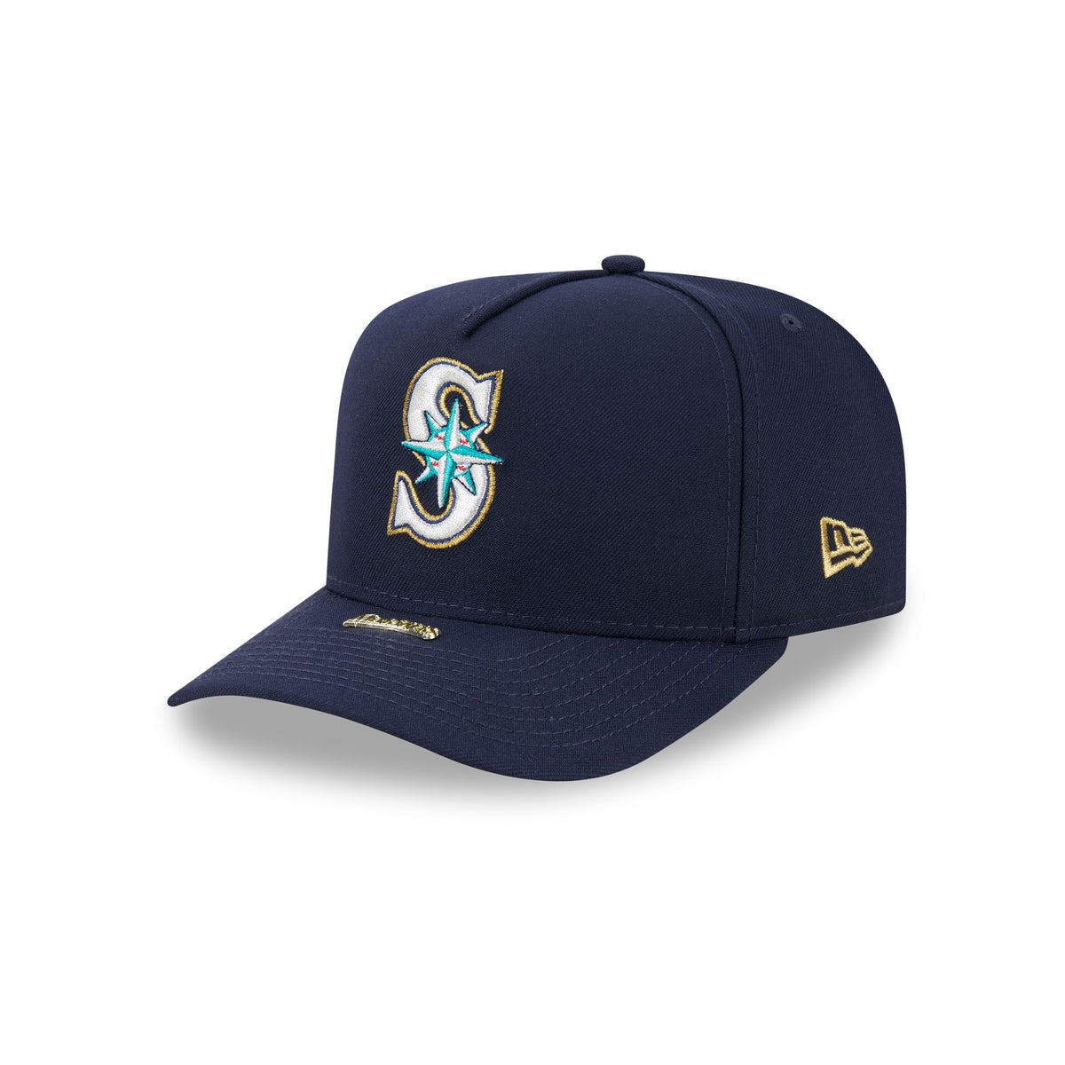 Seattle Mariners Gold Detail 9FIFTY A-Frame Snapback Hat