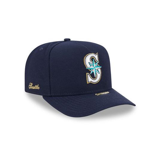 Seattle Mariners Gold Detail 9FIFTY A-Frame Snapback Hat