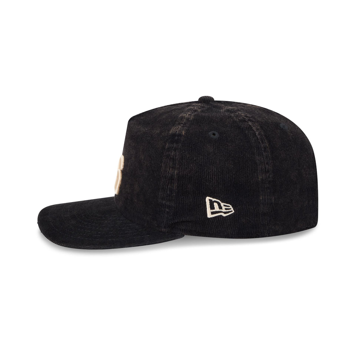 Philadelphia 76ers Washed Black Corduroy 19TWENTY Adjustable Hat