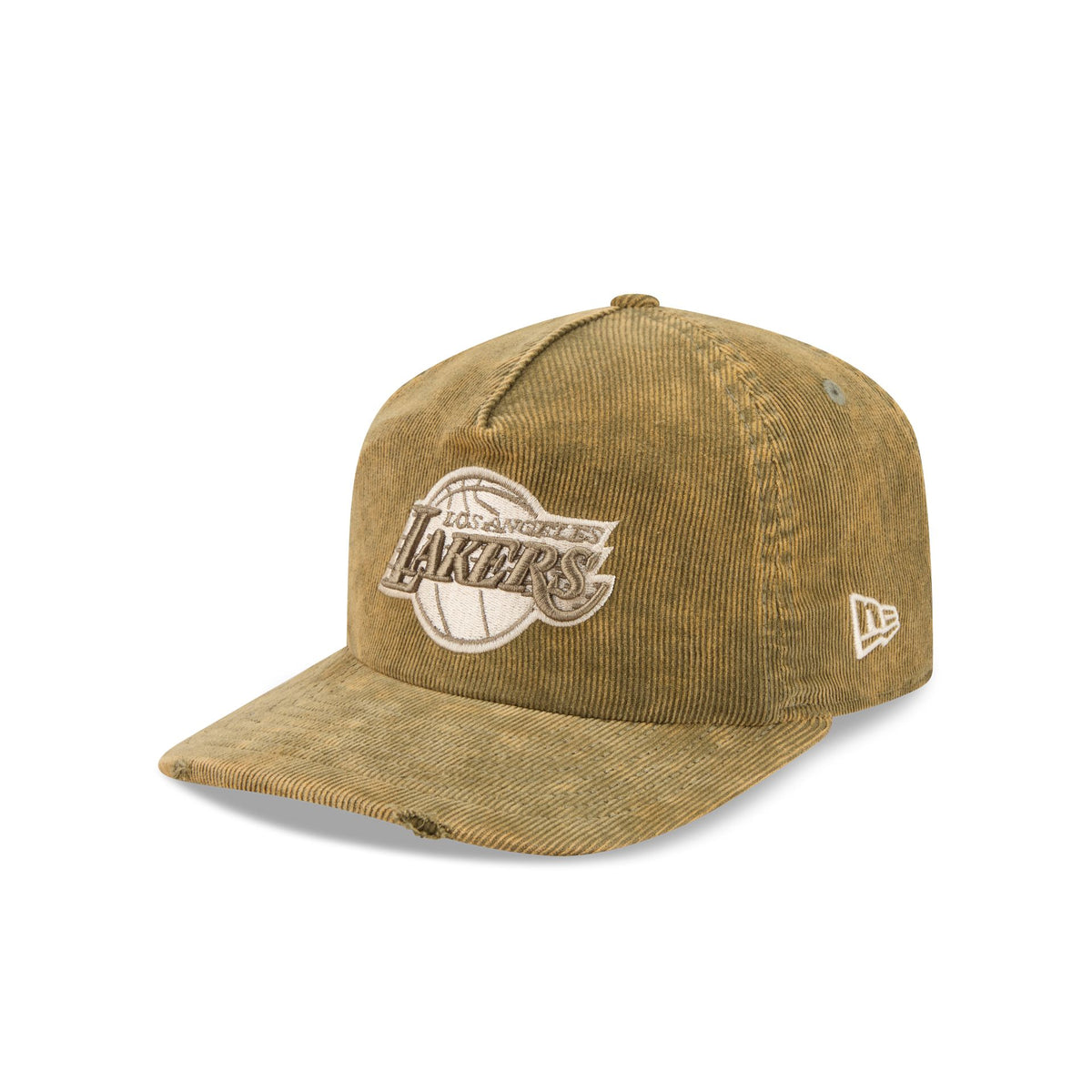 Los Angeles Lakers Washed New Olive Corduroy 19TWENTY Adjustable Hat