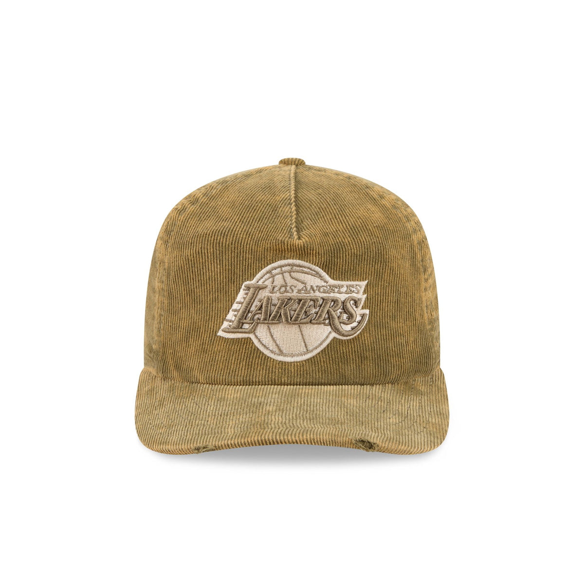 Los Angeles Lakers Washed New Olive Corduroy 19TWENTY Adjustable Hat