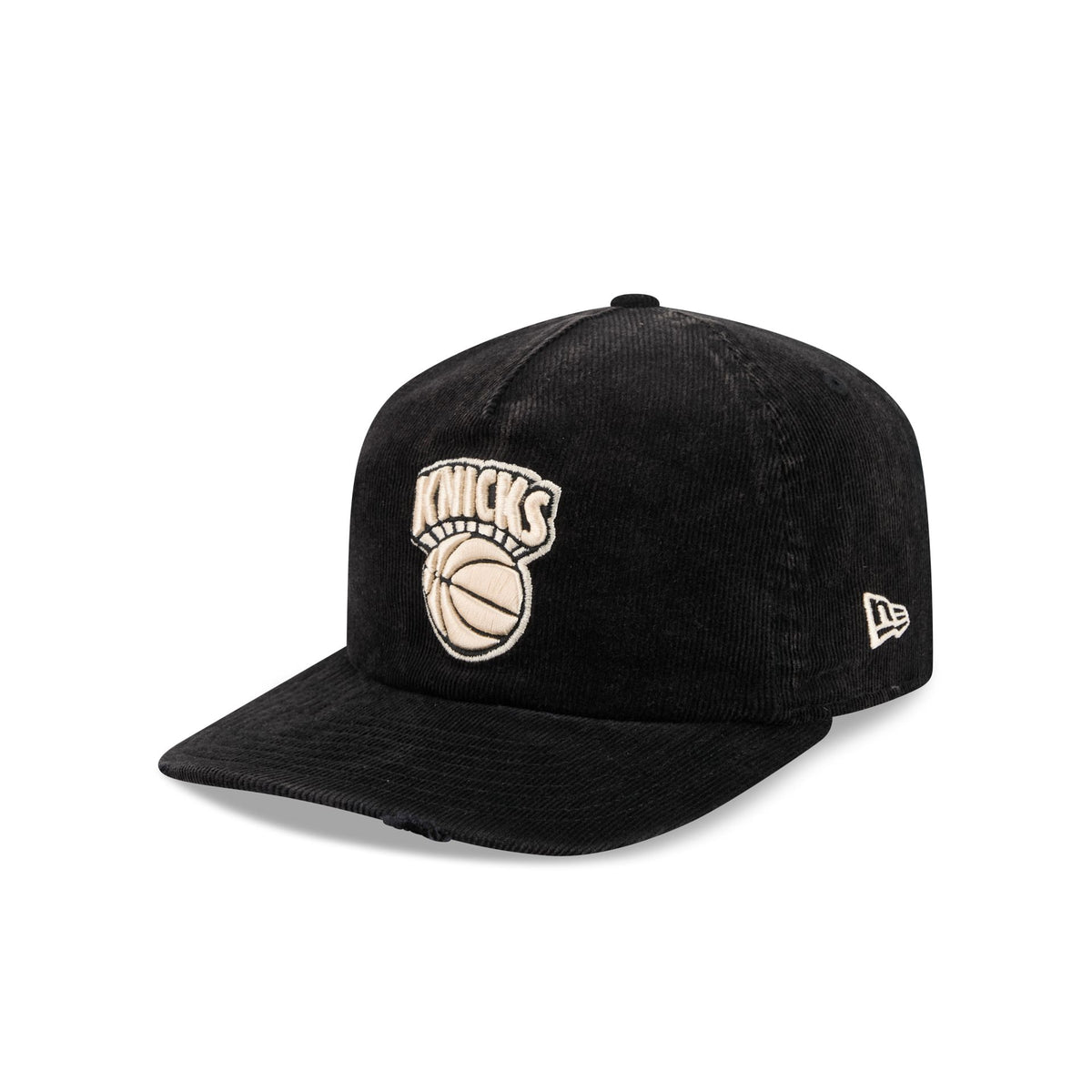 New York Knicks Washed Black Corduroy 19TWENTY Adjustable Hat