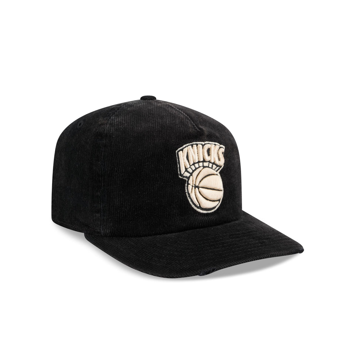 New York Knicks Washed Black Corduroy 19TWENTY Adjustable Hat