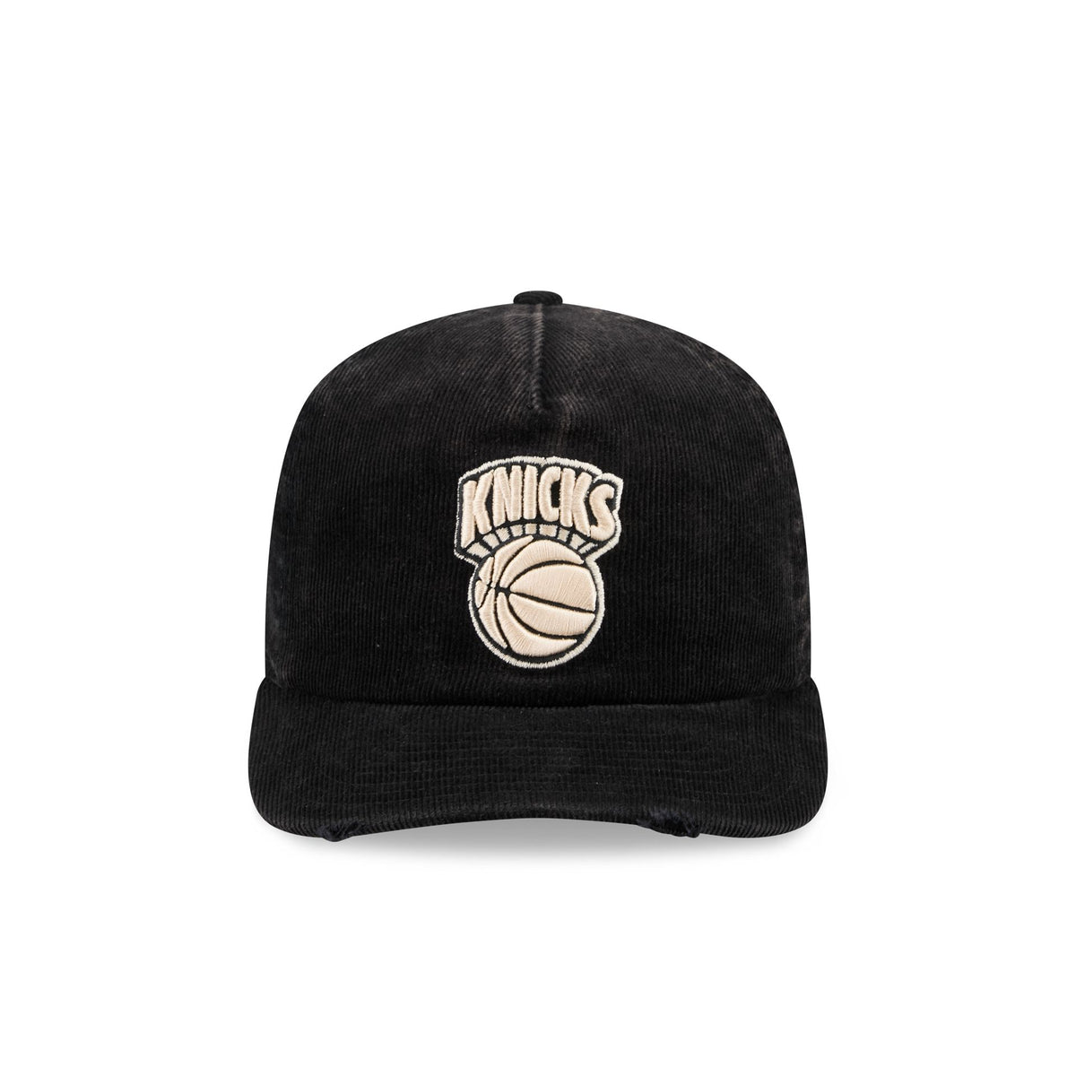New York Knicks Washed Black Corduroy 19TWENTY Adjustable Hat