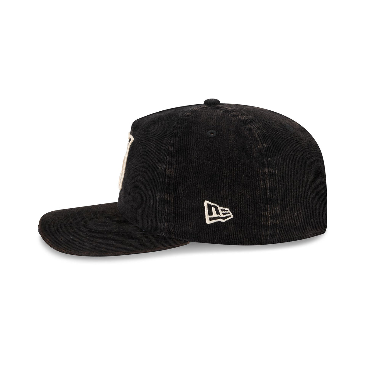New York Rangers Washed Black Corduroy 19TWENTY Adjustable Hat