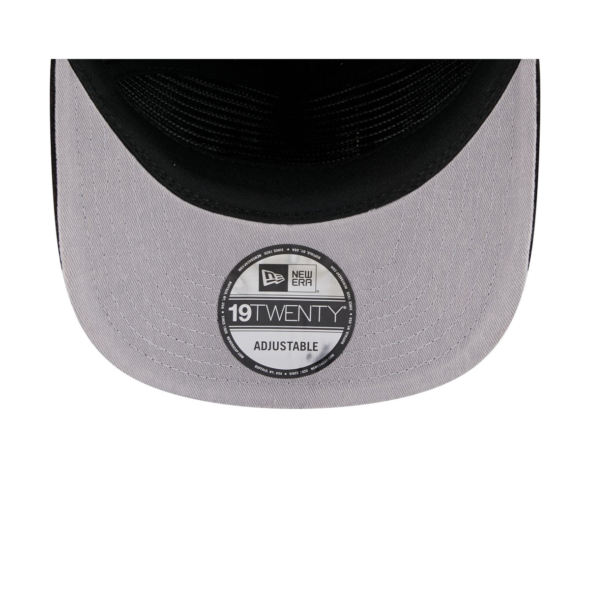 New York Rangers Washed Black Corduroy 19TWENTY Adjustable Hat