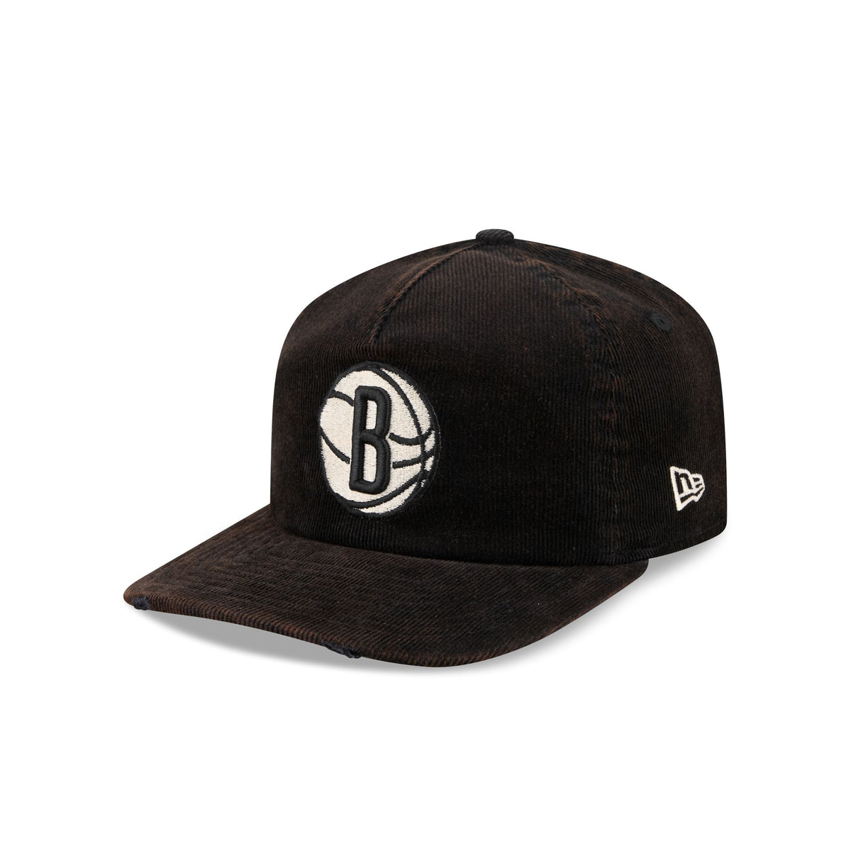 Brooklyn Nets Washed Black Corduroy 19TWENTY Adjustable Hat