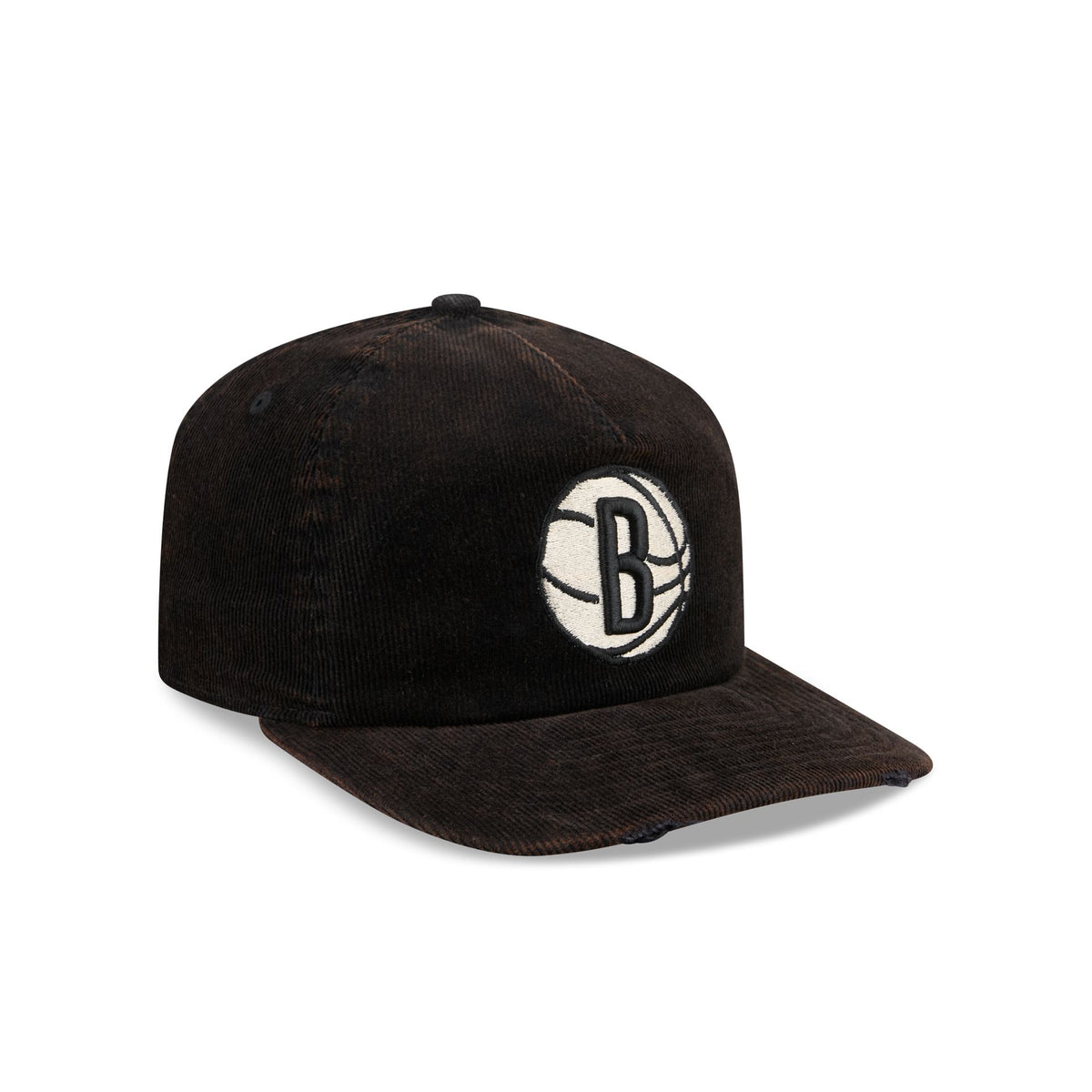 Brooklyn Nets Washed Black Corduroy 19TWENTY Adjustable Hat