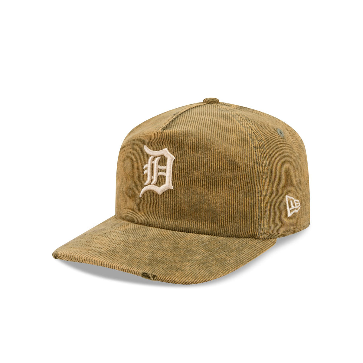 Detroit Tigers Washed New Olive Corduroy 19TWENTY Adjustable Hat