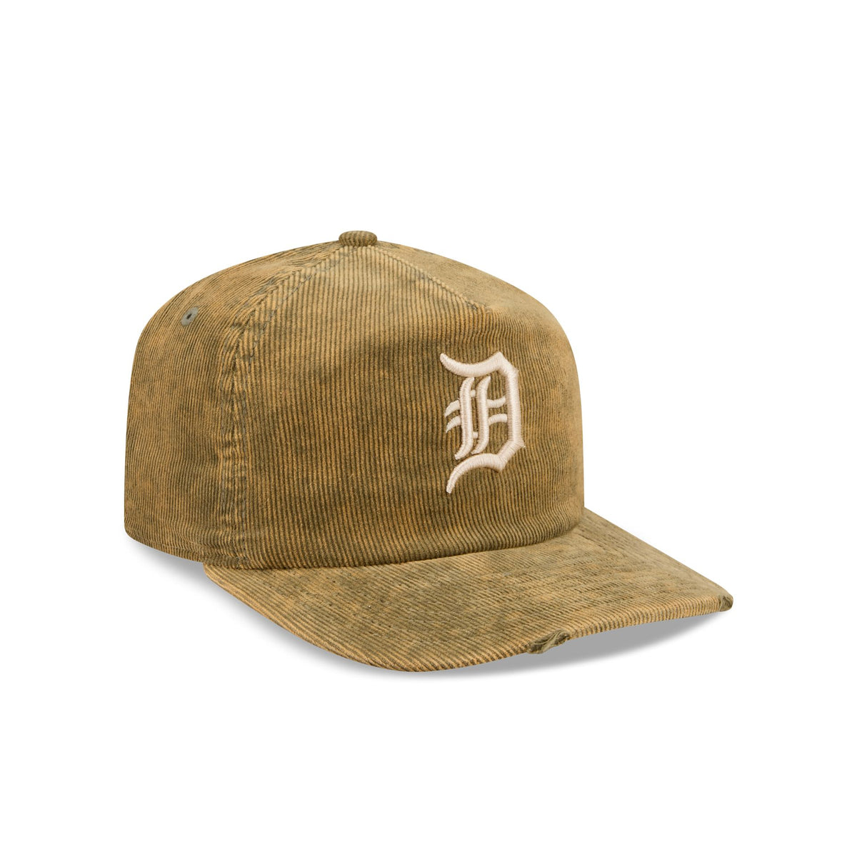 Detroit Tigers Washed New Olive Corduroy 19TWENTY Adjustable Hat