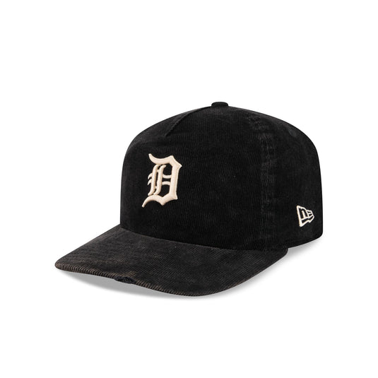 Detroit Tigers Washed Black Corduroy 19TWENTY Adjustable Hat