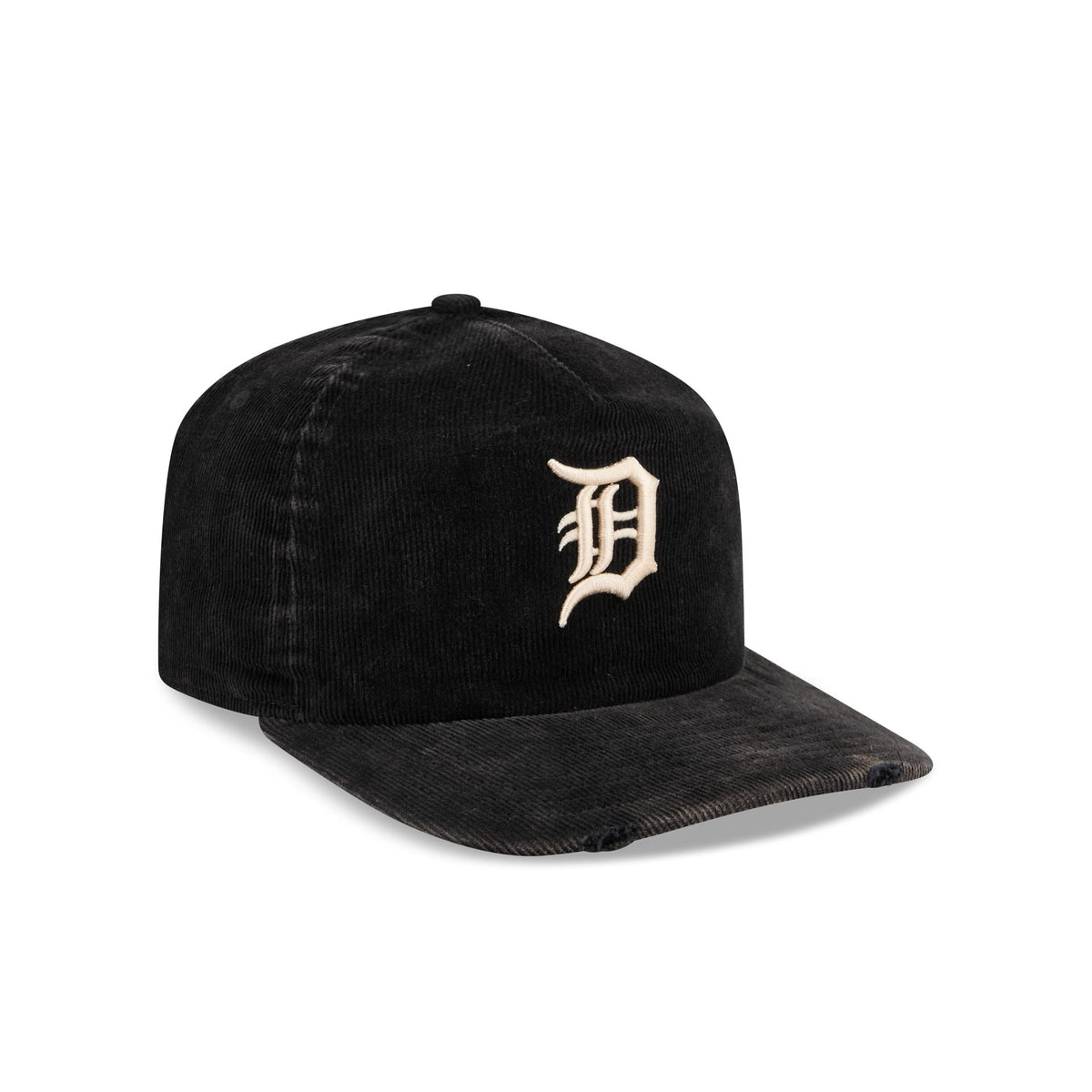 Detroit Tigers Washed Black Corduroy 19TWENTY Adjustable Hat