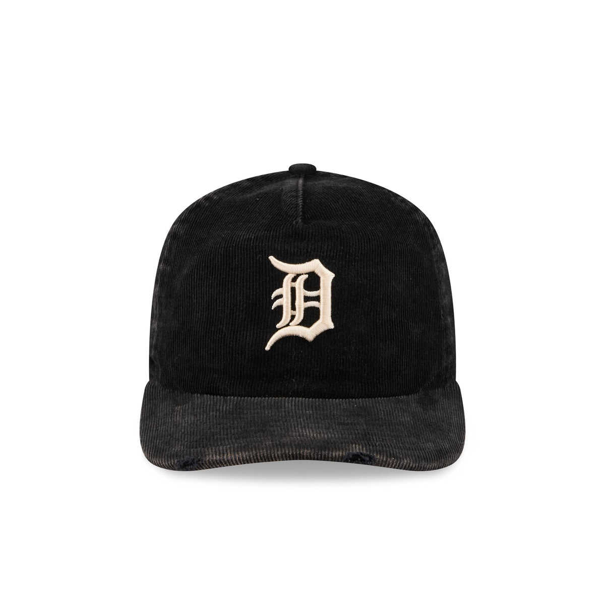 Detroit Tigers Washed Black Corduroy 19TWENTY Adjustable Hat