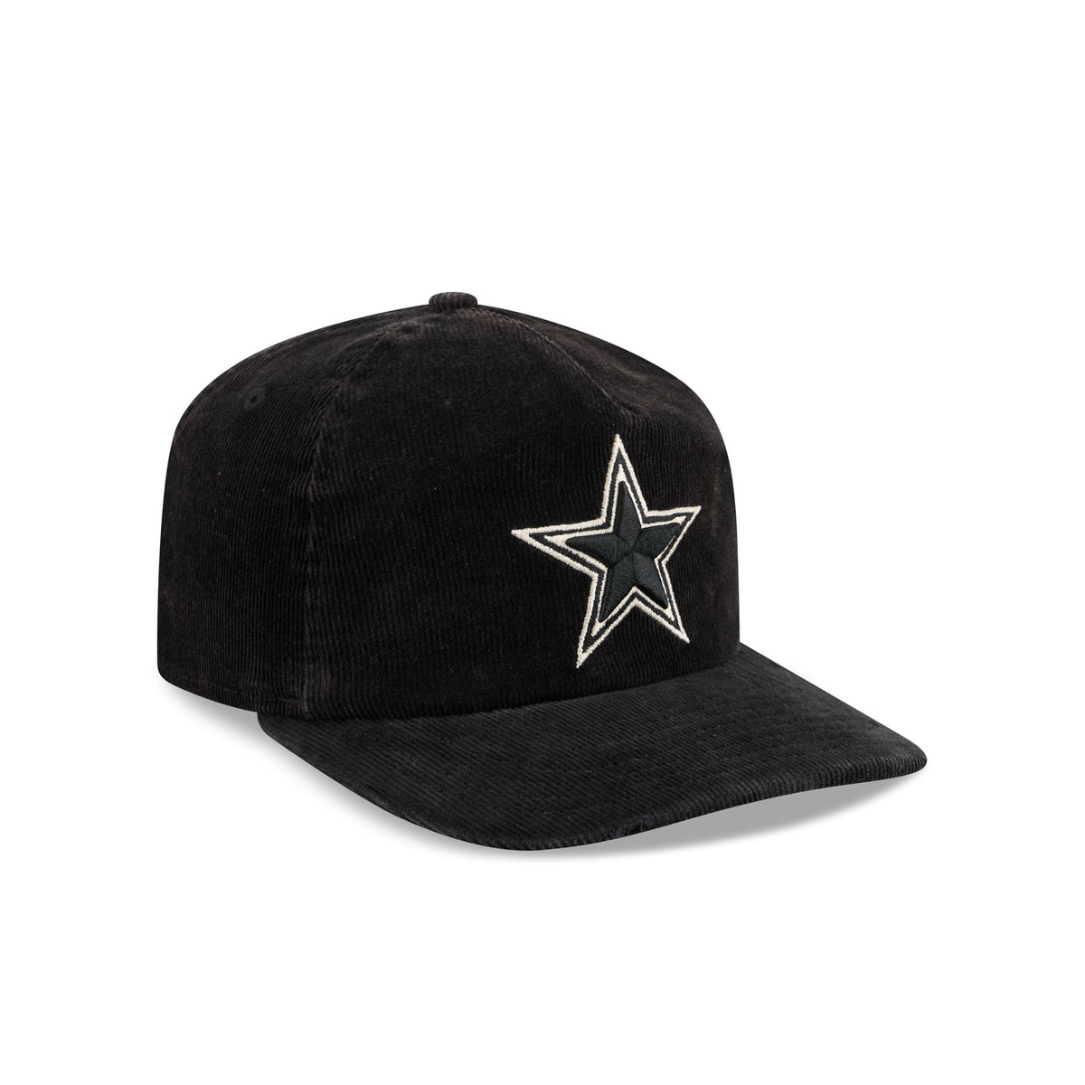 Dallas Cowboys Washed Black Corduroy 19TWENTY Adjustable Hat