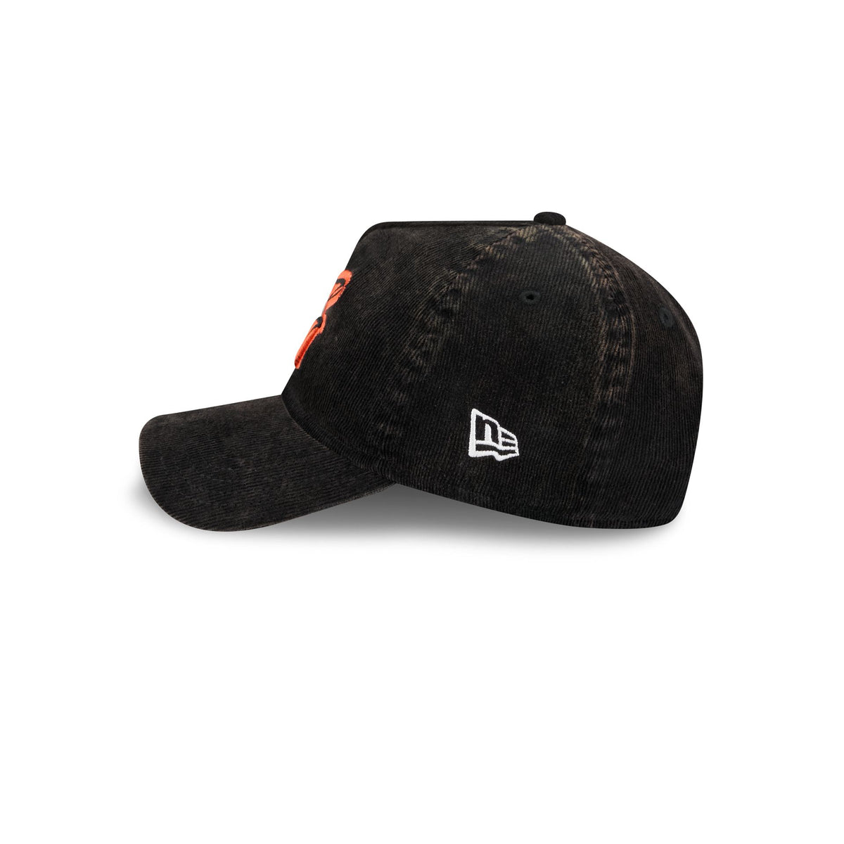 Baltimore Orioles Washed Corduroy Sidepatch 9FORTY A-Frame Unstructured Snapback Hat