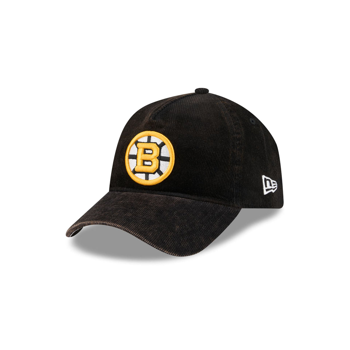 Boston Bruins Washed Corduroy Sidepatch 9FORTY A-Frame Unstructured Snapback Hat