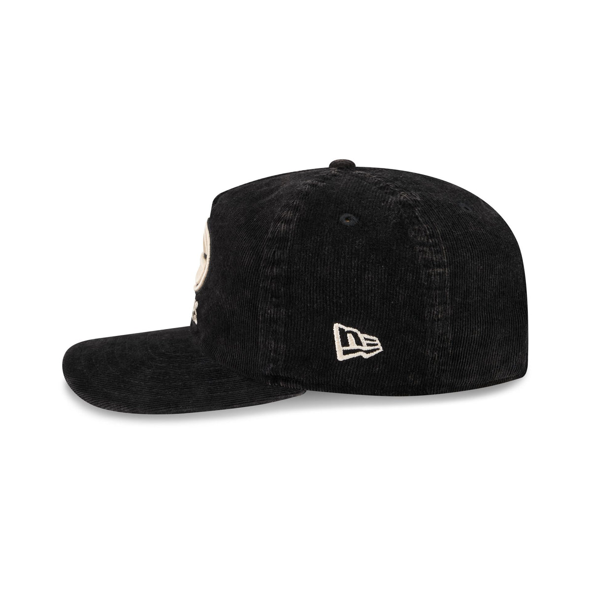 Green Bay Packers Washed Black Corduroy 19TWENTY Adjustable Hat