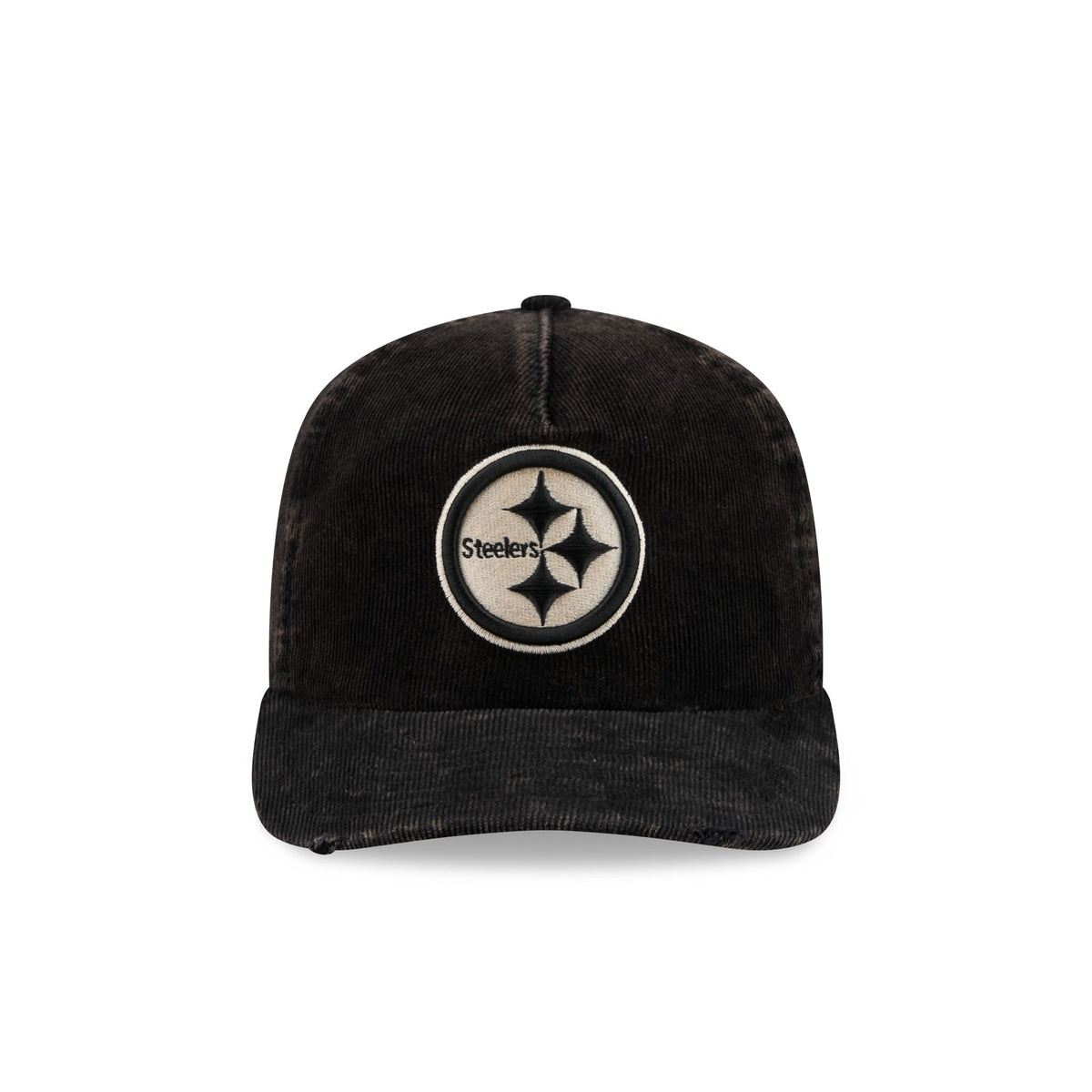 Pittsburgh Steelers Washed Black Corduroy 19TWENTY Adjustable Hat