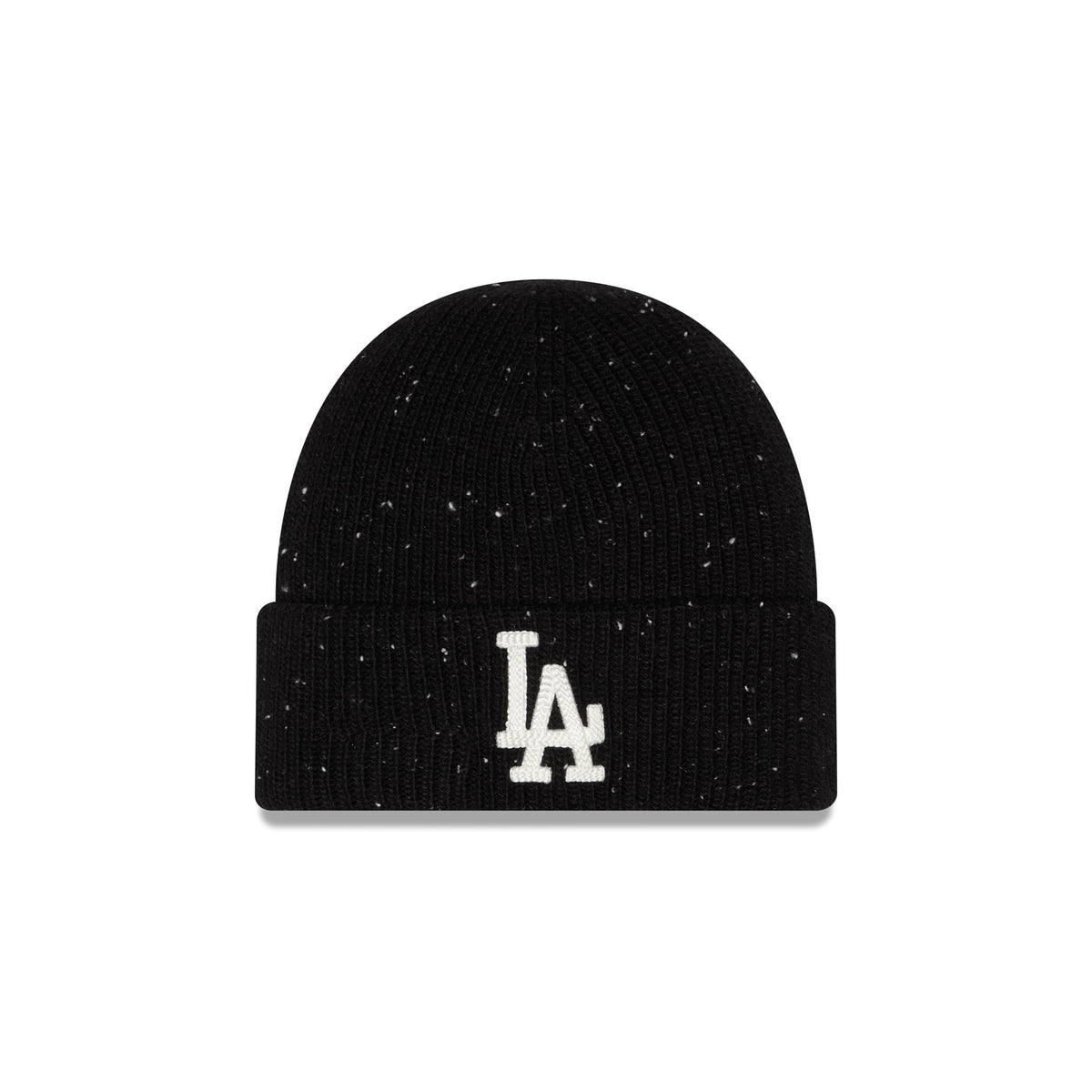 Los Angeles Dodgers Black Speckled Knit Beanie Hat