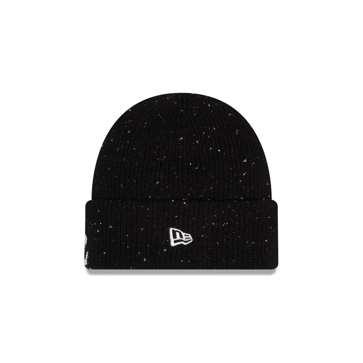 Atlanta Braves Black Speckled Knit Beanie Hat