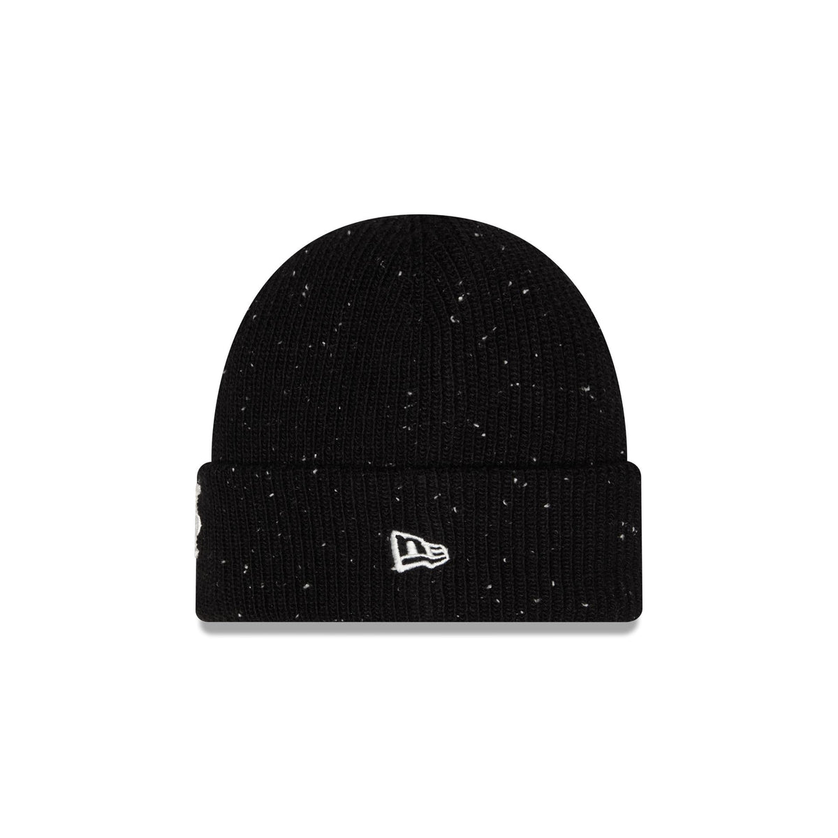 New York Mets Black Speckled Knit Beanie Hat