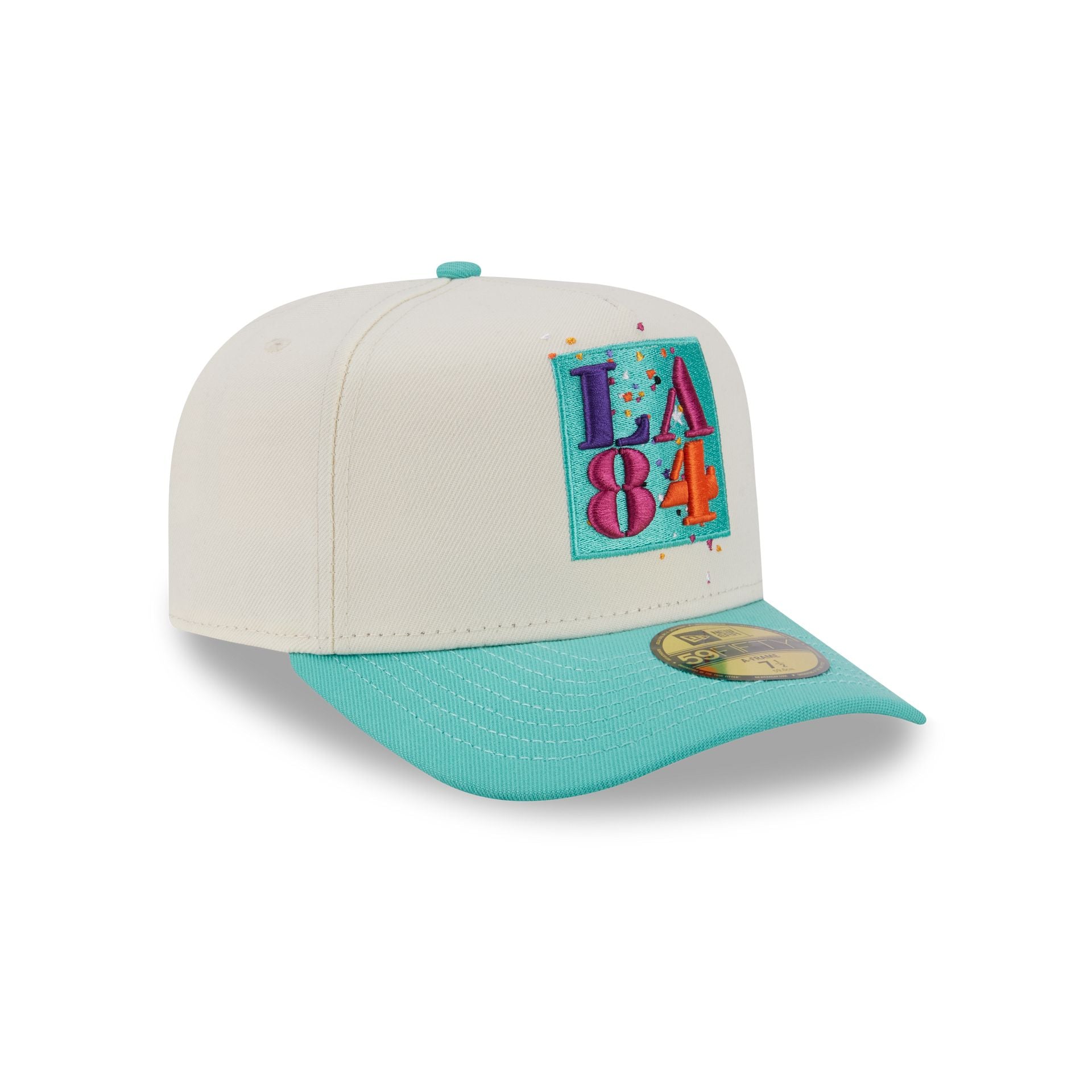 Olympic Heritage Los Angeles 1984 Olympic Games Chrome 59FIFTY A-Frame Fitted Hat