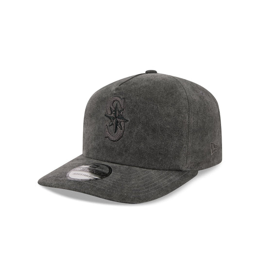 Seattle Mariners Black Pigment Dye 19TWENTY Snapback Hat