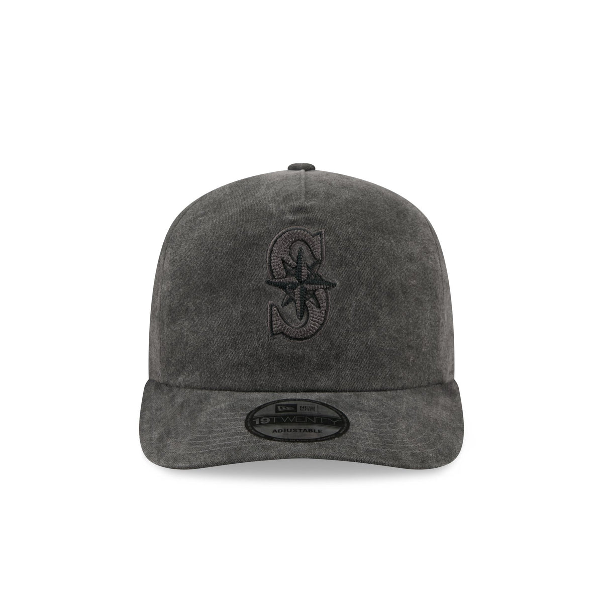 Seattle Mariners Black Pigment Dye 19TWENTY Snapback Hat