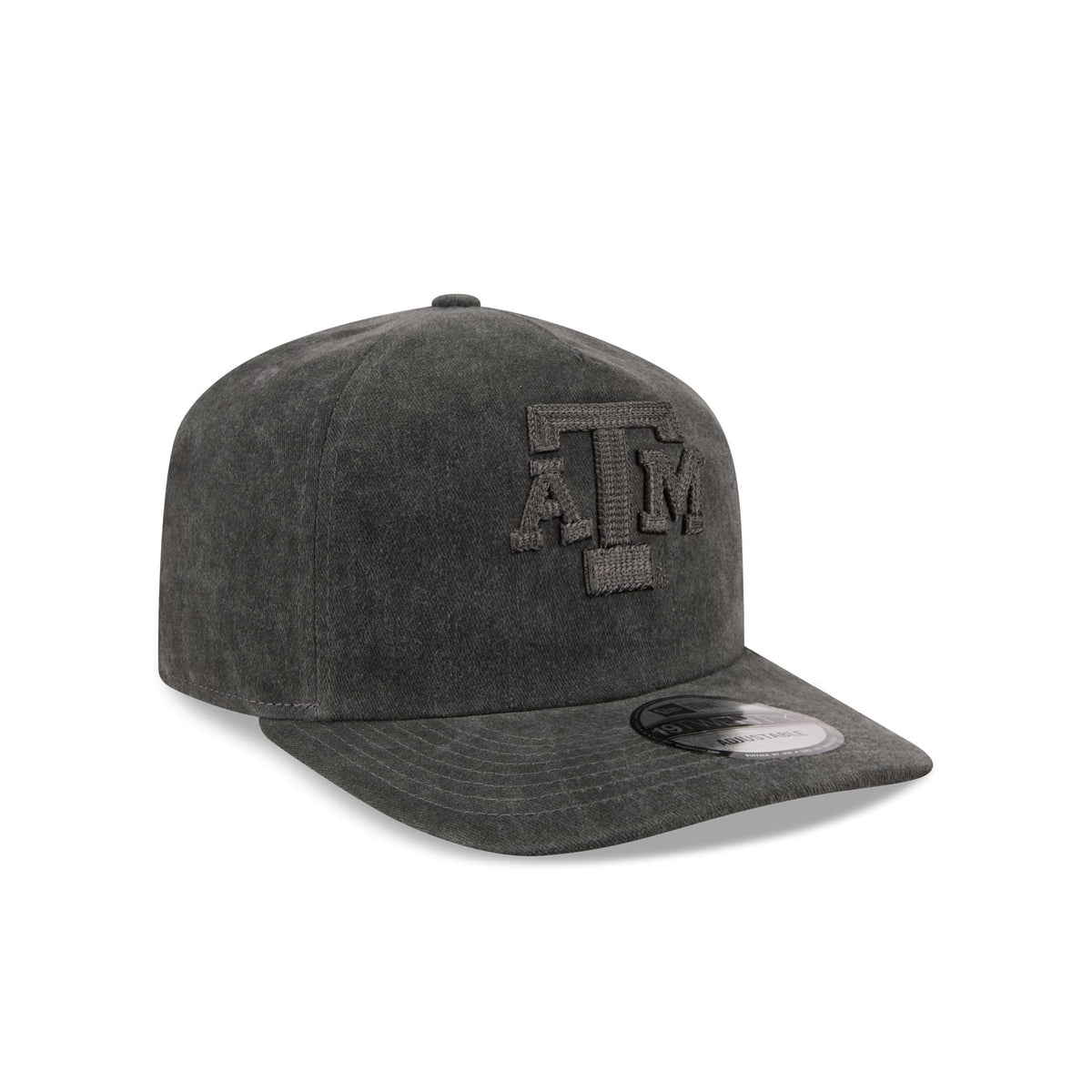 Texas A&M Aggies Black Pigment Dye 19TWENTY Snapback Hat