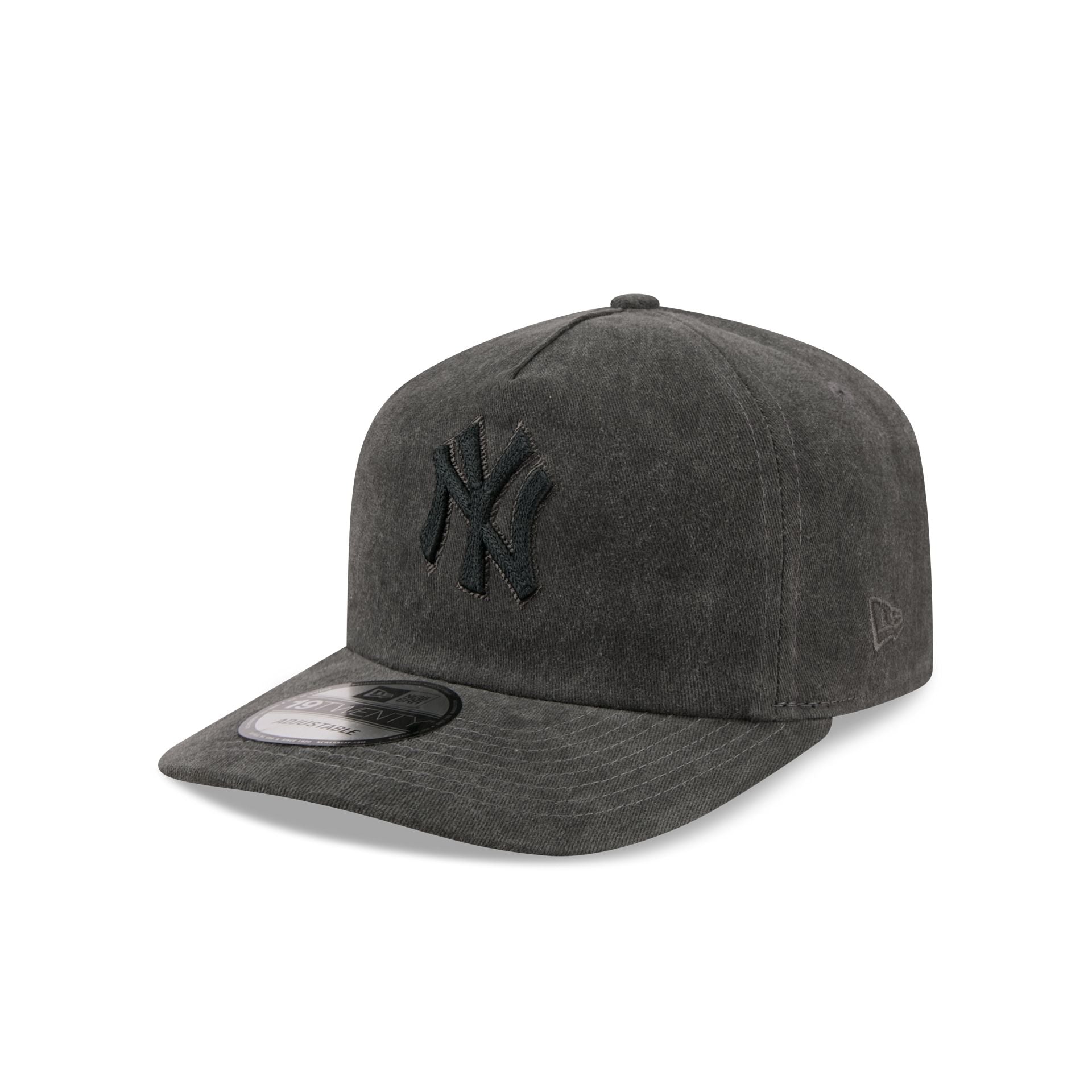 New York Yankees Black Pigment Dye 19TWENTY Snapback Hat
