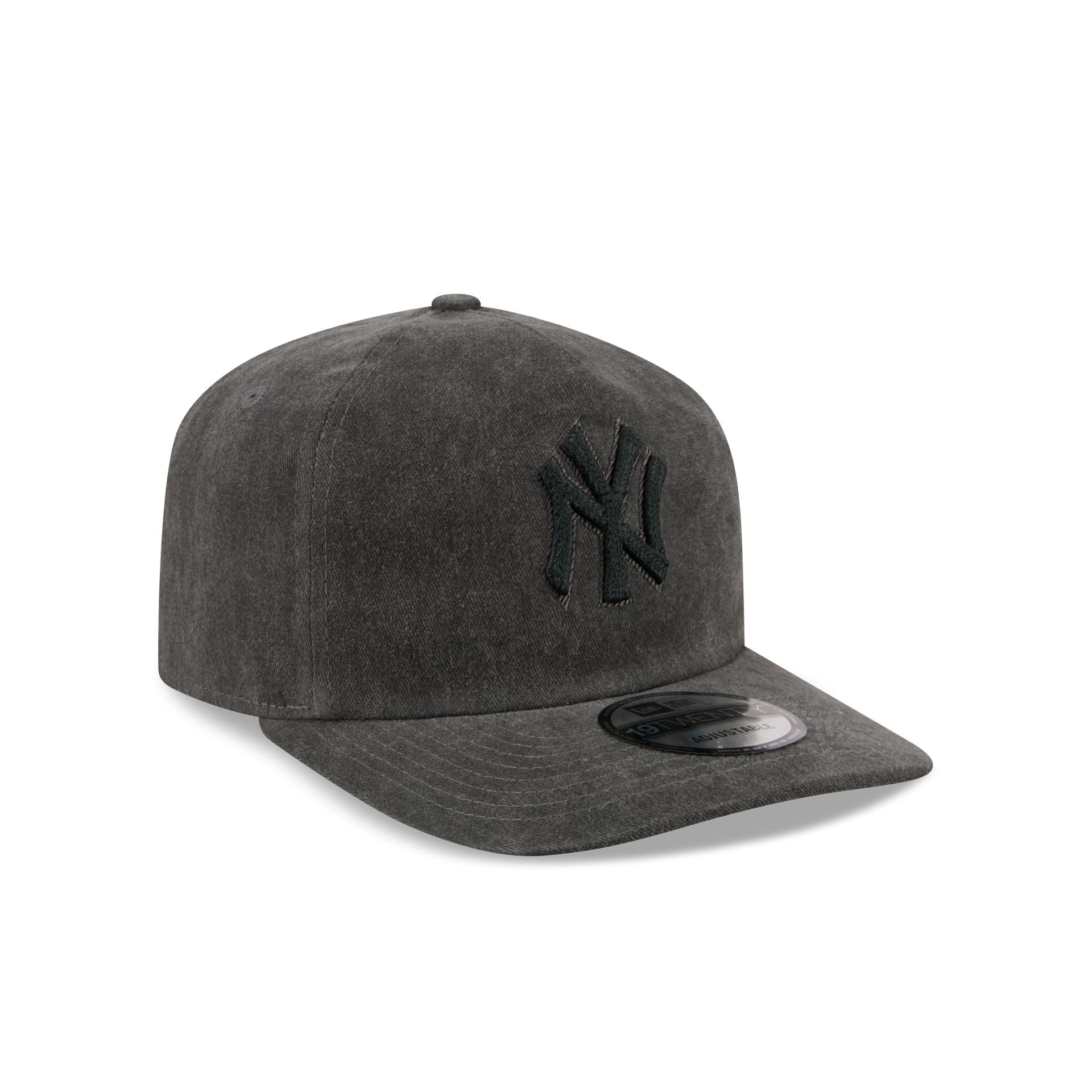 New York Yankees Black Pigment Dye 19TWENTY Snapback Hat