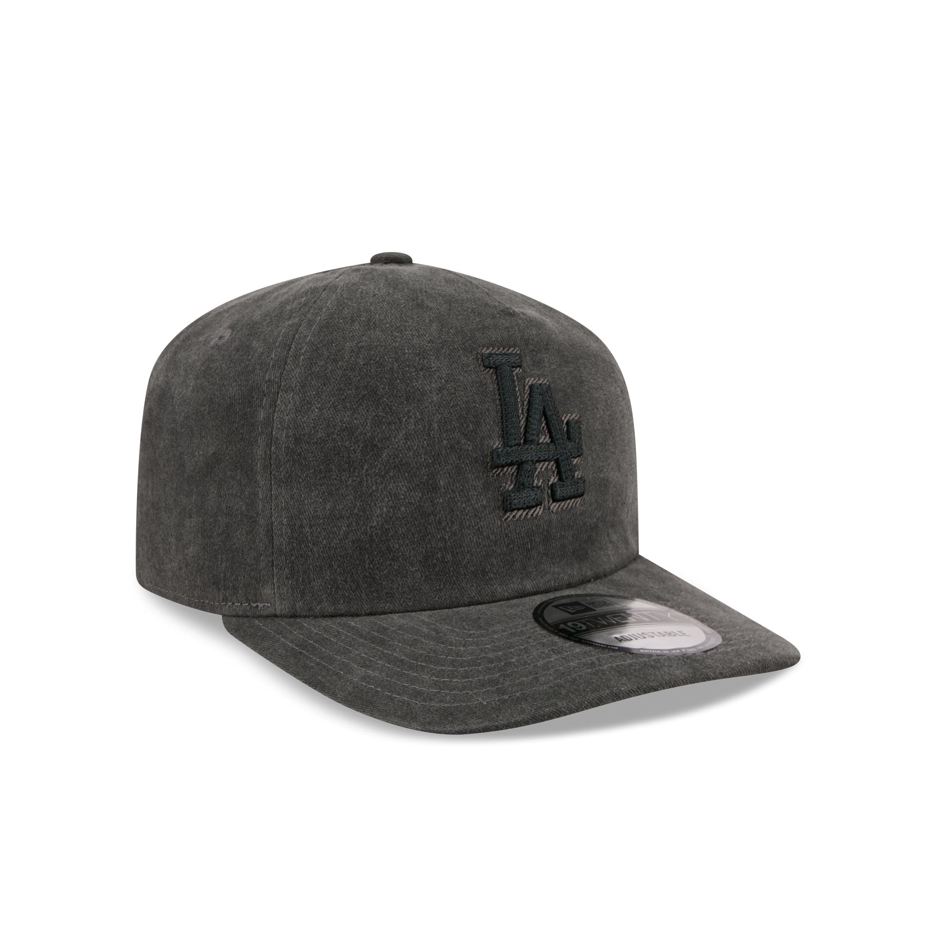 Los Angeles Dodgers Black Pigment Dye 19TWENTY Snapback Hat