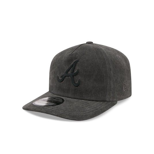 Atlanta Braves Black Pigment Dye 19TWENTY Snapback Hat - New Era Cap