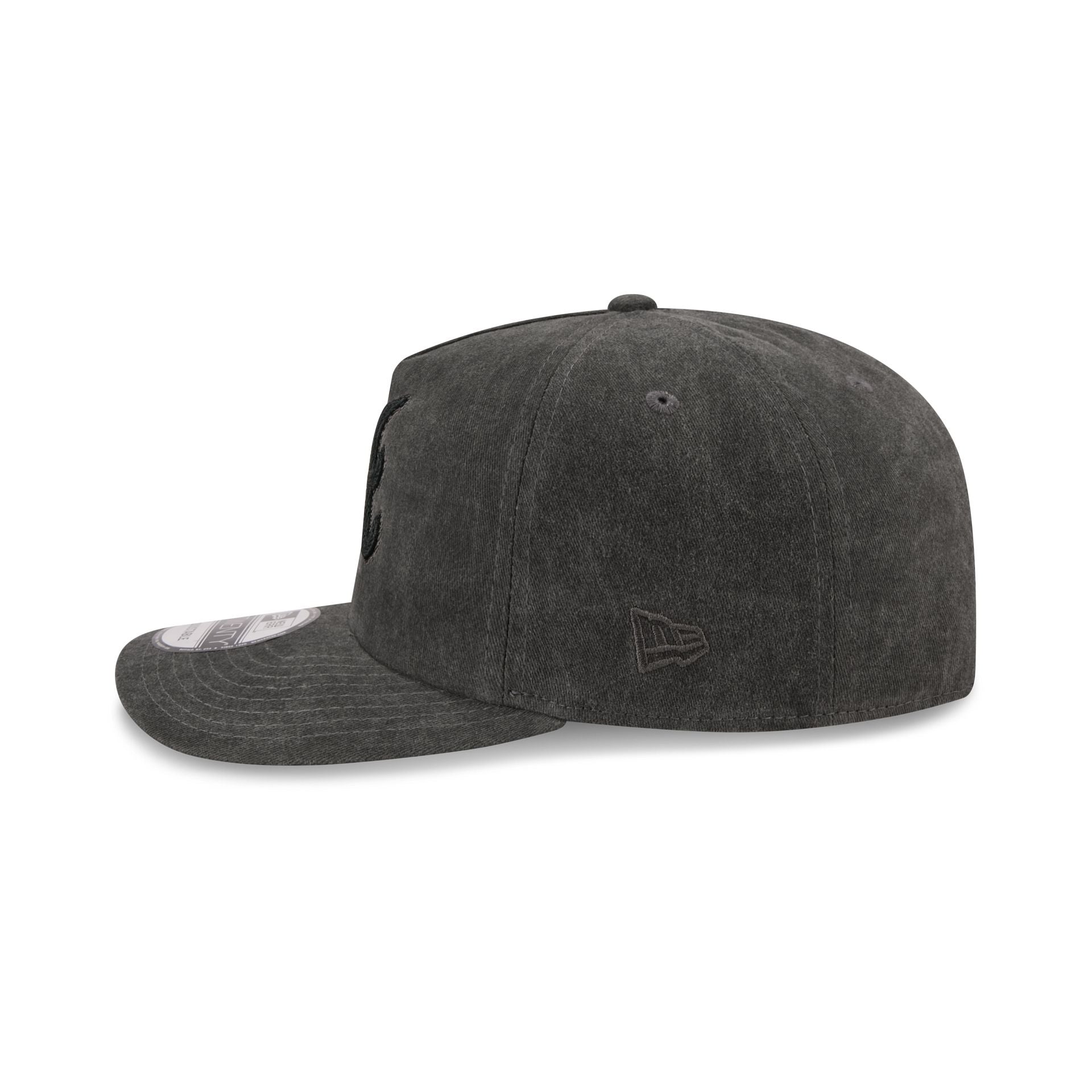 Atlanta Braves Black Pigment Dye 19TWENTY Snapback Hat