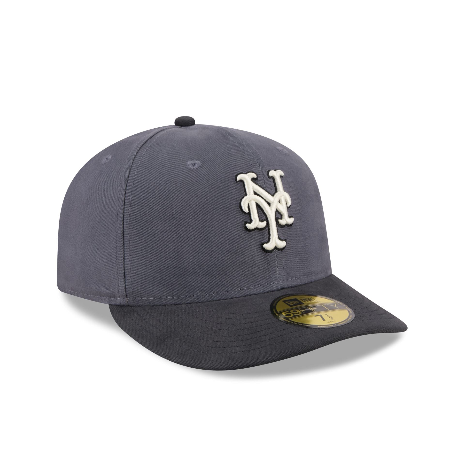 New York Mets Graphite Twill 59FIFTY Fitted Hat